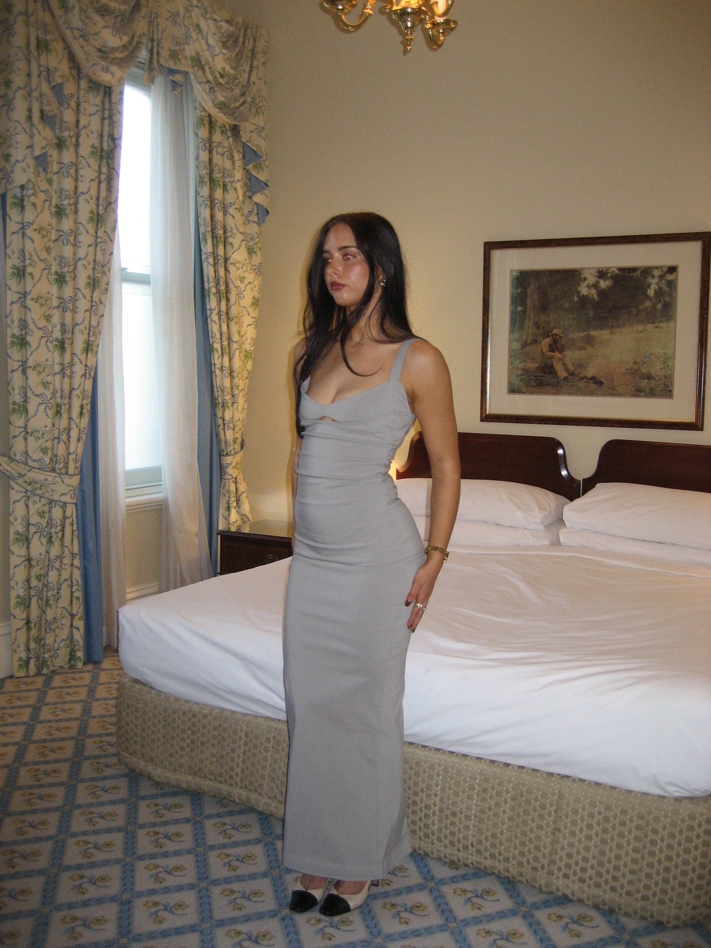 The Bianco Dress (Ash Mocha)