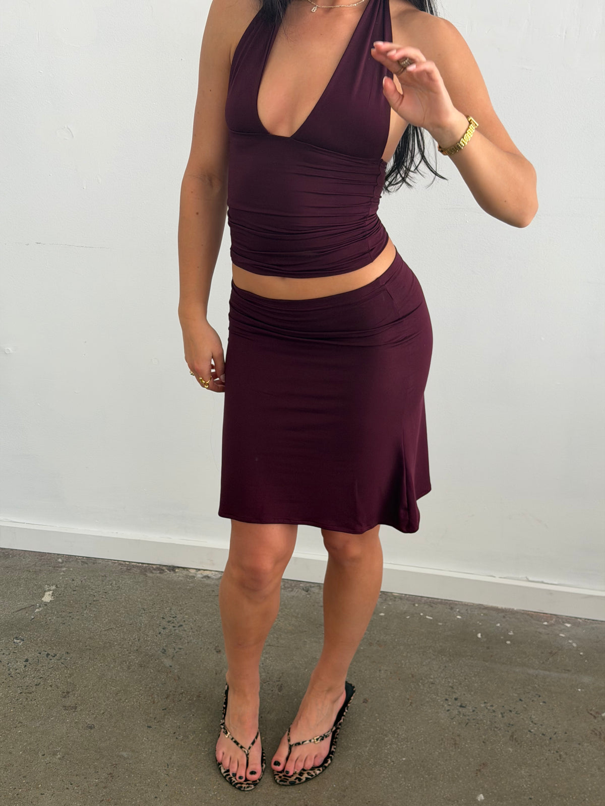 The Sloane Top (Black Berry)