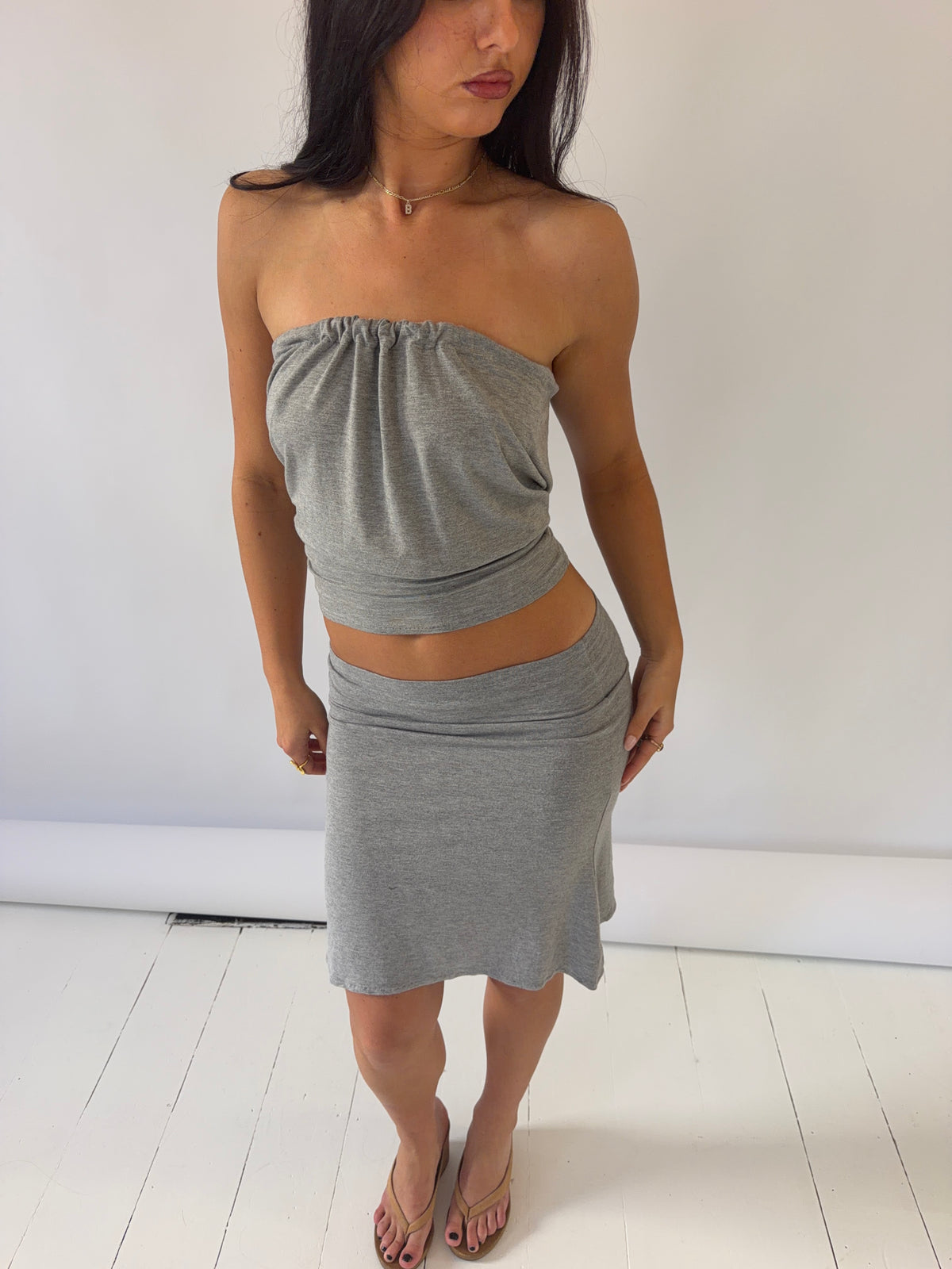 The Sloane Skirt (Grey)