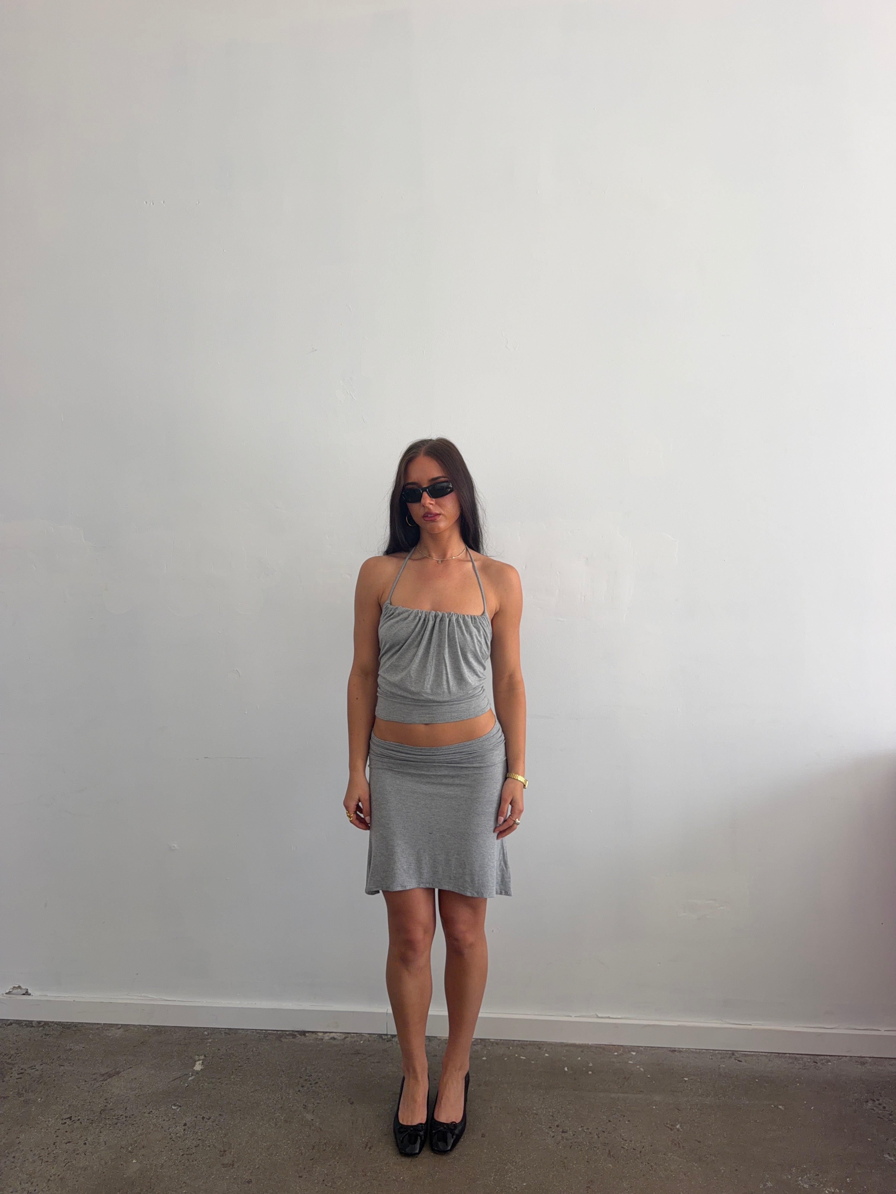 The Sloane Skirt (Grey)