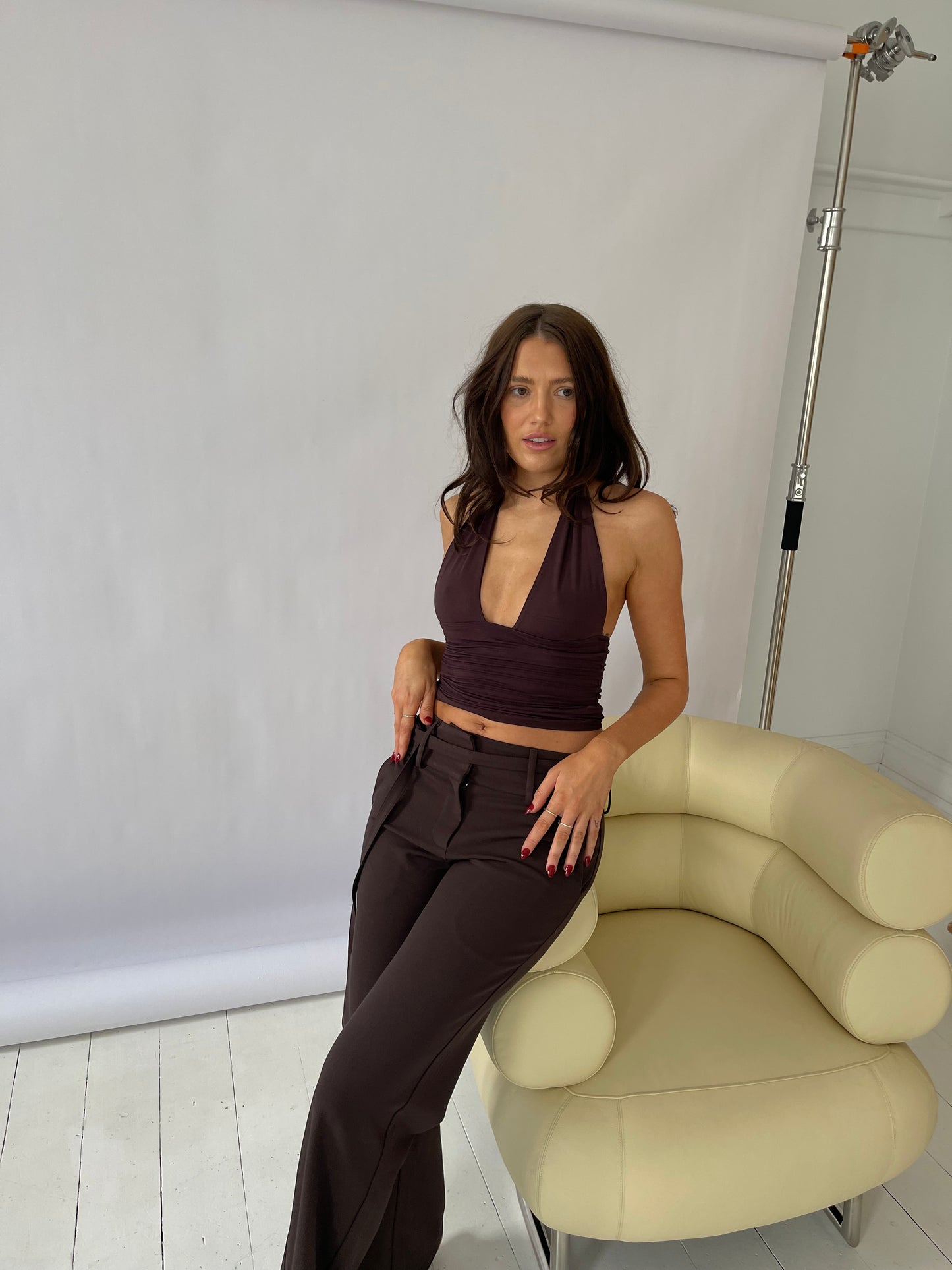 The Amelia Top (Cocoa)