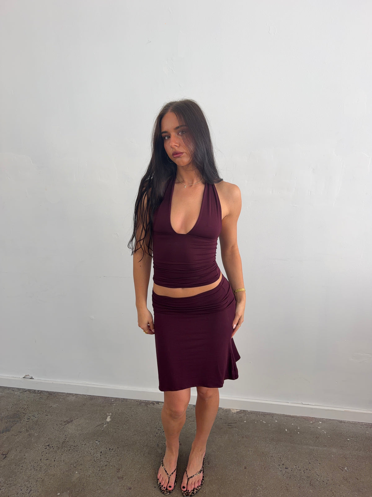 The Sloane Top (Black Berry)