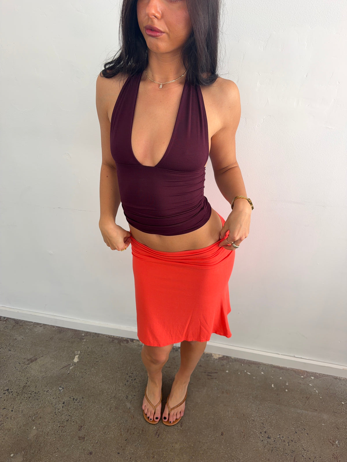 The Sloane Top (Black Berry)