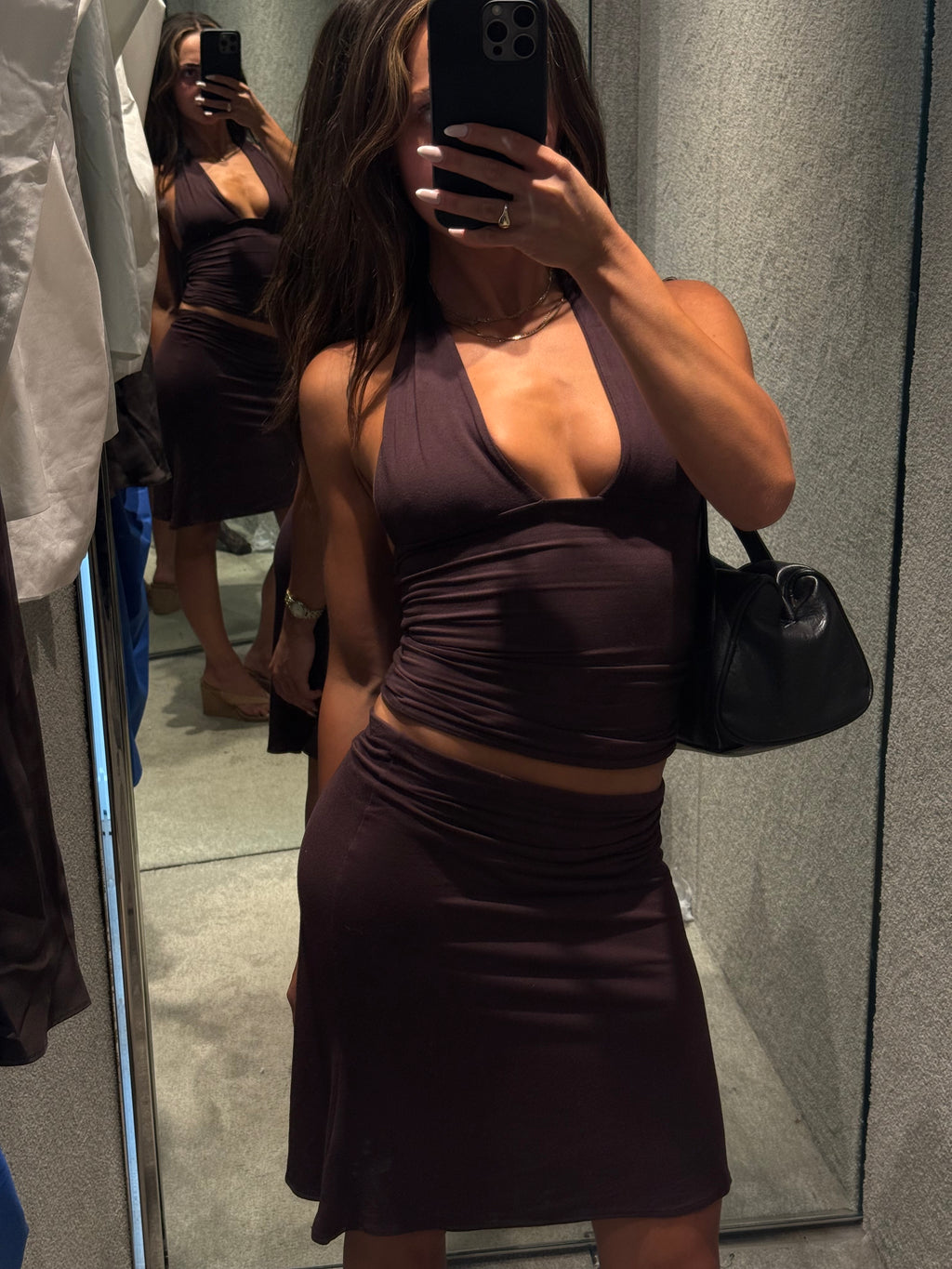 The Sloane Skirt (Cocoa)