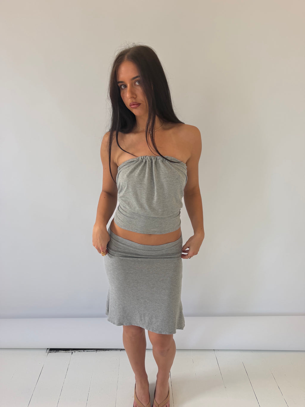 The Sloane Skirt (Grey)