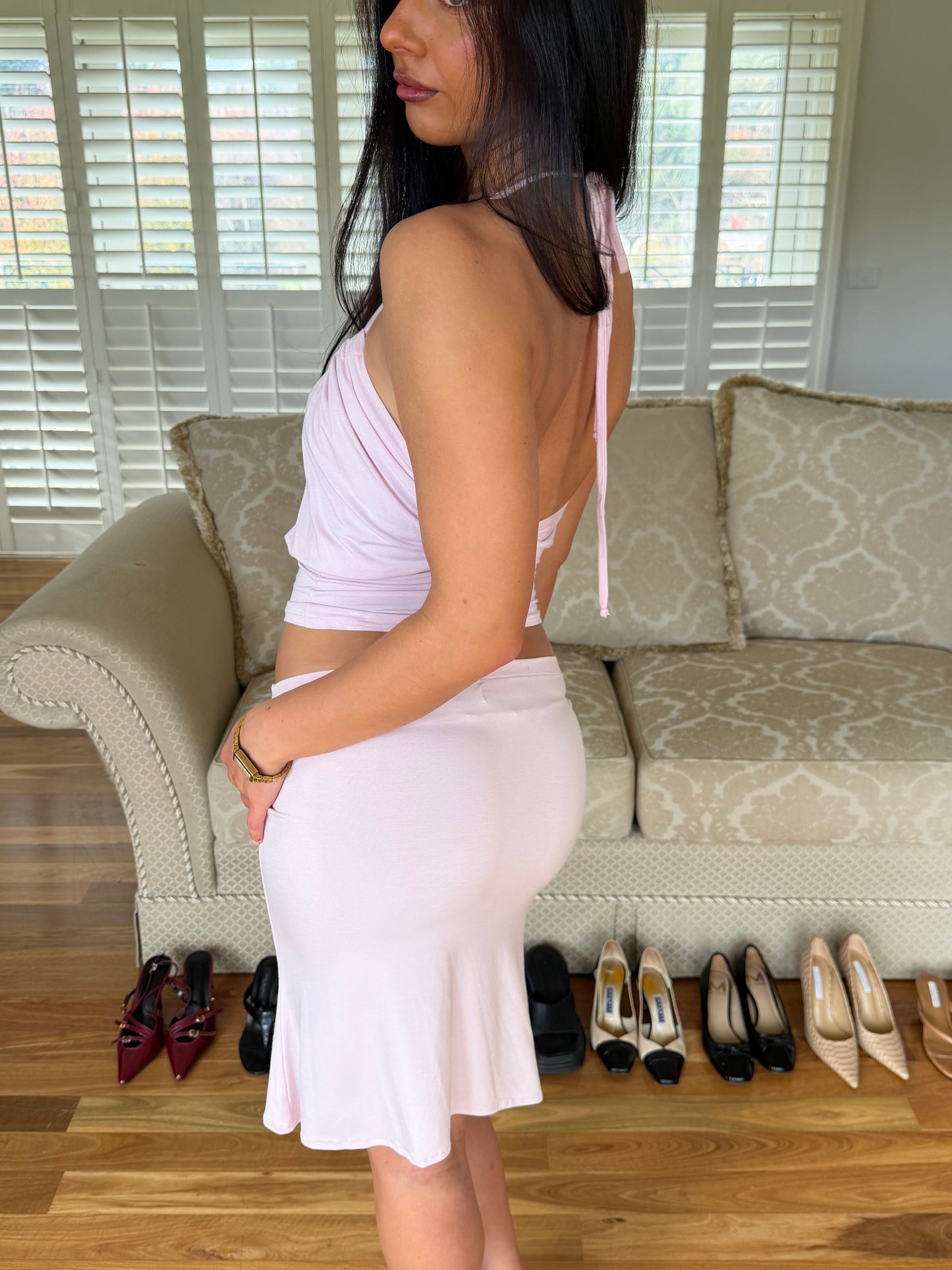 The Sloane Skirt (Pink)